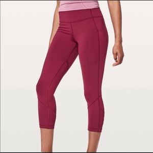 Lululemon pace revival leggings in wine